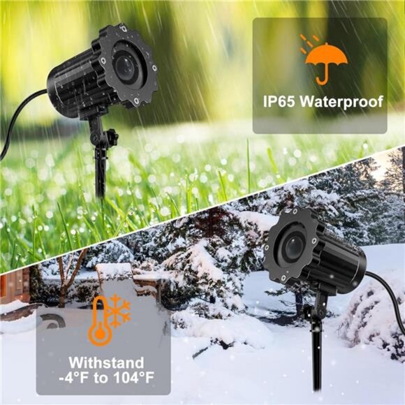 Halloween Projector Lights Outdoor,3D Dynamic Ghost Decorations Light, 2025 - Picture 5 of 7